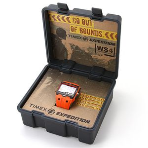 TIMEX（タイメックス） Expedition WS4TM メンズ ラバーベルト ウォッチ T49761/オレンジ