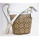 COACH(コーチ) ブリーカーシグネチャーダッフル ホワイト