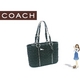 COACH(コーチ) ギャラリー シグネチャー スタッデッド トートブラック