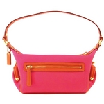 【訳あり】Coach(コーチ) トップハンドル ポーチ ボニー アップリケ ピンク 42583