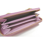 【訳あり】Coach(コーチ) アコーディオン ジップ アラウンド長財布 ゾーイ パテント レザー ピンク 41868