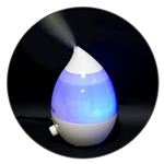 小さいボディでたっぷり加湿 パワードロップmini ホワイト