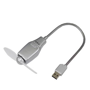 ミヨシ(MCO)USBミニ扇風機 USF-M01/SL