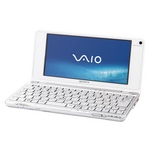 SONY VAIO type P-70 クリスタルホワイト + (emobile) D12HW