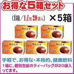 【5箱セット】ノンカロリー・ノンカフェイン・玄米100%『玄米まるごと茶』・クールもホットもOK