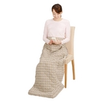 ホット脚入れヒーター(グレーチェック柄)