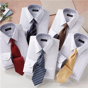 お買い得！ワイシャツ＆ネクタイ 10点セット LLサイズ