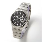 TRANS CONTINENTS(トランスコンチネンツ) ブレスウォッチ ブラック・マルチファンクション