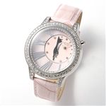 I CRYSTAL（アイクリスタル） レディース スワロフスキー ベルトウォッチ W-1203