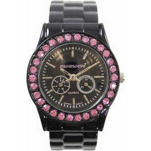 ももえりプロデュース【momoeri】バングルウォッチ MEI015 ブラック