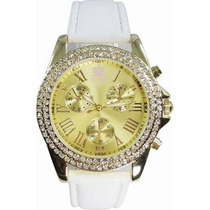 ももえりプロデュース【momoeri】レザーウォッチ MEI011 ホワイト