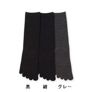 Deol(デオル) 5本指ソックス 女性用 黒