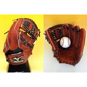 MIZUNO(ミズノ) Global Elite(グローバルエリート) 硬式グローブ 投手用 右投げ 12サイズ ローズブラウン
