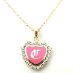 Beji(ベジ) petite ハートイニシャル/ネックレス C 【czダイヤ】