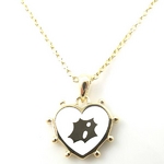 Beji(ベジ) petite ハートイニシャル/ネックレス B