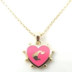 Beji(ベジ) petite ハートイニシャル/ネックレス C