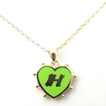Beji(ベジ) petite ハートイニシャル/ネックレス H