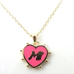 Beji(ベジ) petite ハートイニシャル/ネックレス M