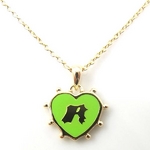 Beji(ベジ) petite ハートイニシャル/ネックレス R