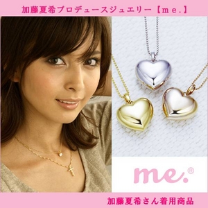 me. 【95-0025】ビッグハートネックレス（Yellow Goldコーティング） TJ201002005ME