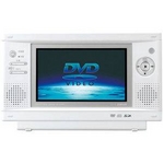 ツインバード 防水ポータブルDVDプレーヤー VD-J712W 【業界最高クラスの防水性能】 SDカードスロット内蔵