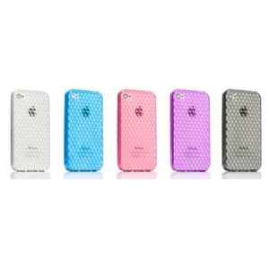 Ai-Style Series iPhone4 TPUケース 【Ai4-S-Dia-Purple】 Type S-Dia Purple（パープル）