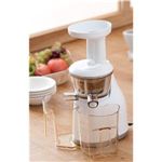 【期間延長！限定値下げ】HUROM（ヒューロム） 低速ジューサー SLOW JUICER（スロージューサー） ホワイト HU-300W