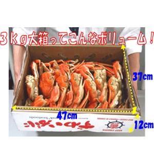 【数量限定 訳あり】カナダ産　脚折れちゃったボイルズワイガニ姿３ｋｇ（５～７尾）
