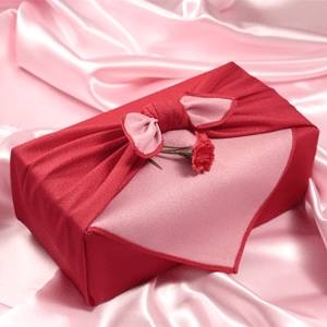 【4月27日予約分まで5月9日お届け可能　2010年母の日予約開始】草加煎餅DEお母さんありがとう・一輪のバラの花付