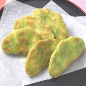 【無着色】草加・枝豆せんべい（煎餅） 48枚（1枚パック12本×4袋）