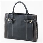 本革のしっとり感まで再現!多機能トートバッグ 2009 ブラック