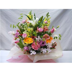 【母の日限定ギフト】アレンジ花束「四季の彩り」 5月旬のお花がいっぱい