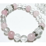 パワーストーン　高級天然石ブレス　七福神　ローズクオーツ