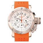 MAX XL WATCHES(マックスエックスエルウォッチ) ラバーベルト腕時計 5-MAX489 47ミリ オレンジ