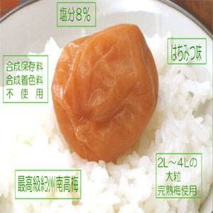 【訳あり】紀州南高梅・はねだし梅ハチミツ 500g×4(合計2kg)