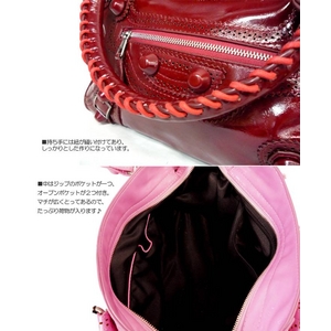 gulffive（ガルフファイブ） エディターズバッグ カバードスタッズ ホワイト