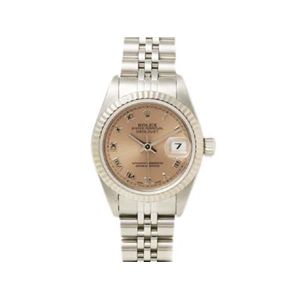 【中古A】ROLEX（ロレックス） 腕時計 デイトジャスト 69174 ピンク文字盤 U番