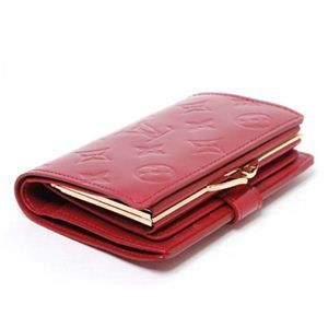 【現品限り】LOUIS VUITTON（ルイ ヴィトン） ヴェルニ がま口財布 ガマ口 ポムダムール M91980 【新品同様】