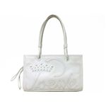 【現品限り】Loewe（ロエベ） トートバッグ 323.93.006 カーフ 白 【中古B】