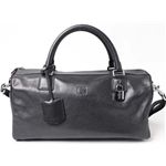 【現品限り】Loewe（ロエベ） 2WAYボストンバッグ カーフ メタリックグレー 【新品同様】