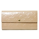 【現品限り】LOUIS VUITTON（ルイ ヴィトン） ファスナー長財布 ヴェルニ  ローズフロランタン M91522【中古SA】
