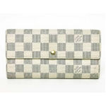 【現品限り】LOUIS VUITTON（ルイ ヴィトン） ダミエアズール ファスナー長財布 N61735【中古B】