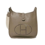 【現品限り】HERMES（エルメス） エブリンドゥGM トリヨン エトゥープ シルバー金具 【中古SA】