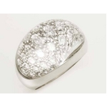 【現品限り】Cartier（カルティエ） k18WG ミストリング ダイヤ #54 【中古A】