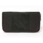 【現品限り】LOUIS VUITTON（ルイ ヴィトン）ダミエジェアン ラウンドファスナー長財布 ポルトフォイユ ロンジッペ ノワール M93546【中古AB】
