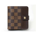 【現品限り】LOUIS VUITTON（ルイ ヴィトン）ダミエ コンパクトジップ N61668【中古SA】