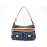 【現品限り】LOUIS VUITTON（ルイ ヴィトン）モノグラムデニム バギーPM ブルー M95049【中古A】