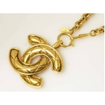 【現品限り】CHANEL（シャネル） ネックレス ココ ゴールド 【中古AB】
