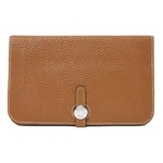【現品限り】HERMES（エルメス） ドゴンGM トゴ ゴールド シルバー金具【中古AB】