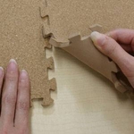 やさしいコルクマット　約6畳セット　レギュラーサイズ＋サイドパーツ　ジョイント　マット